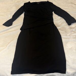 Express Black Long Sleeve Dress